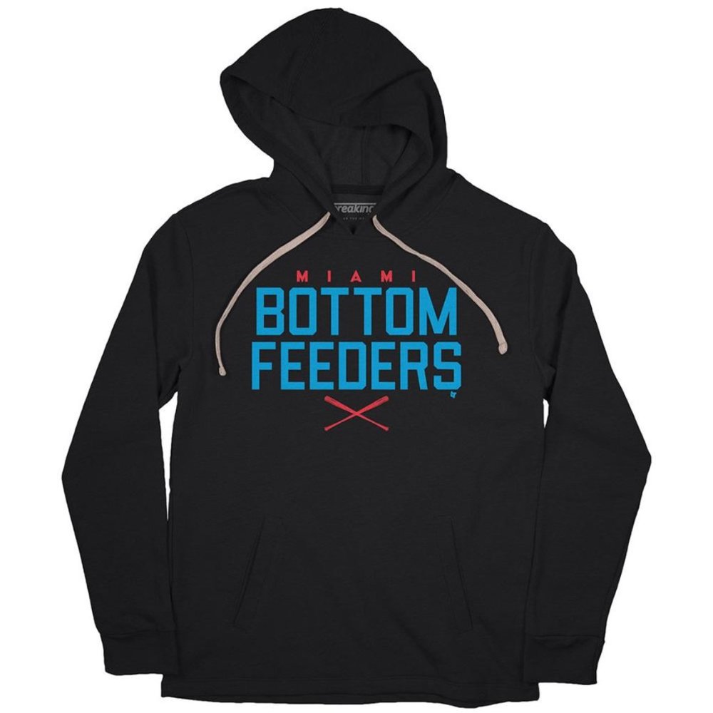 Miami Marlins "Bottom Feeders" Hooded Sweatshirt